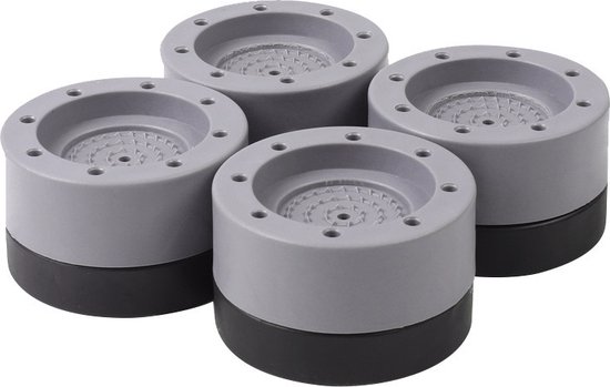4er-pack Verstellbare 3,5 Cm Große Gummifüße Zur Vibrations- Und Geräuschdämpfung Für Waschmaschinen