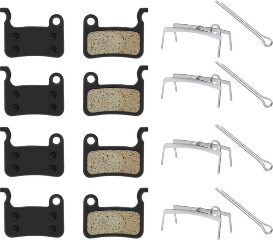 4 Paar Shimano-kompatible Scheibenbremsbeläge Aus Harz