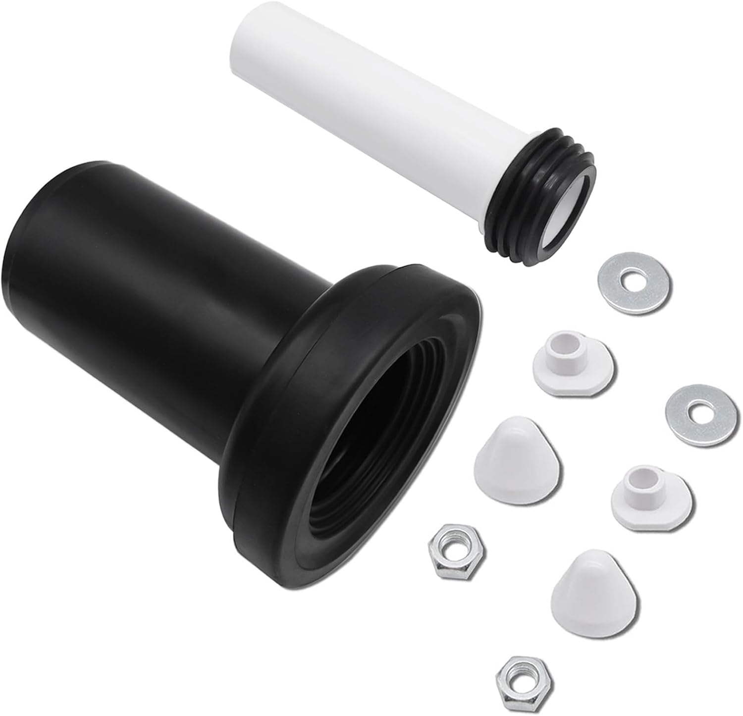 Anschlussset Für Wandhängende Toiletten, Inklusive Abfluss- Und Zulaufrohren Mit Dichtungen.