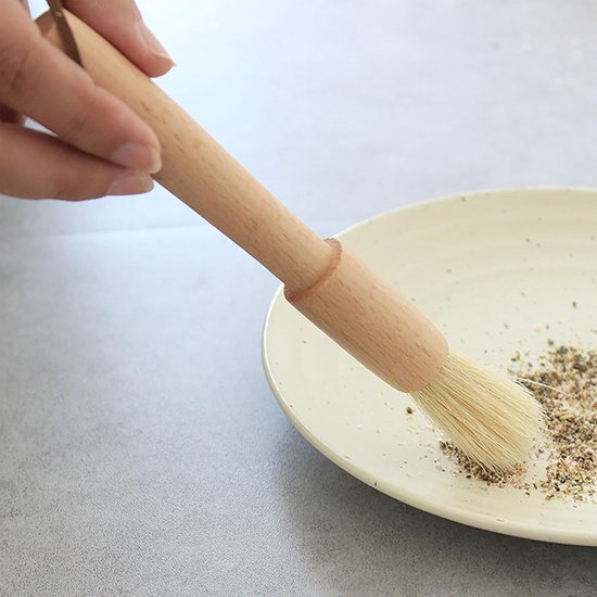 2er-pack Multifunktionale Lebensmittelbürste, Praktische Ölbürste, Holzbürste Zum Backen Und Kochen, Grillbürste, Küchengrillzubehör