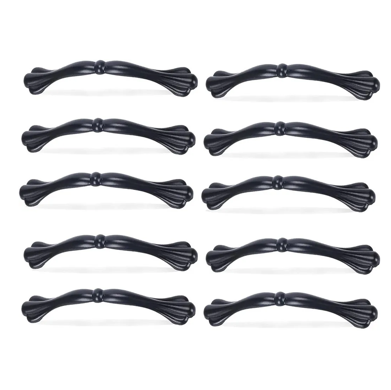 Möbelgriffe, Schubladengriffe, Schranktürgriffe, Schwarz, 10er-pack