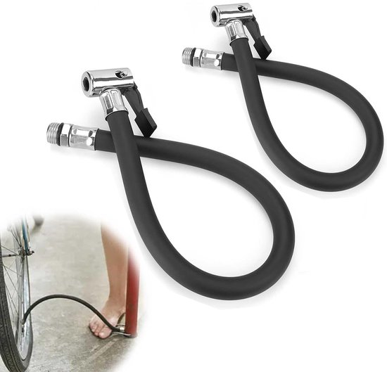 2-teiliges 37 Cm Flexibles Reifenventil-/aufblasschlauch-set