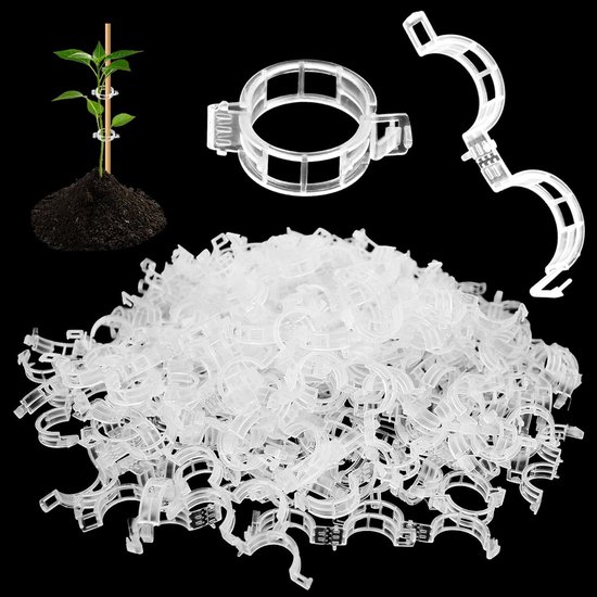 220er-packung Pflanzenstützclips, Tomatenclips, Kletterpflanzenclips, Gartenpflanzenstützclips Zur Befestigung Von Gemüse