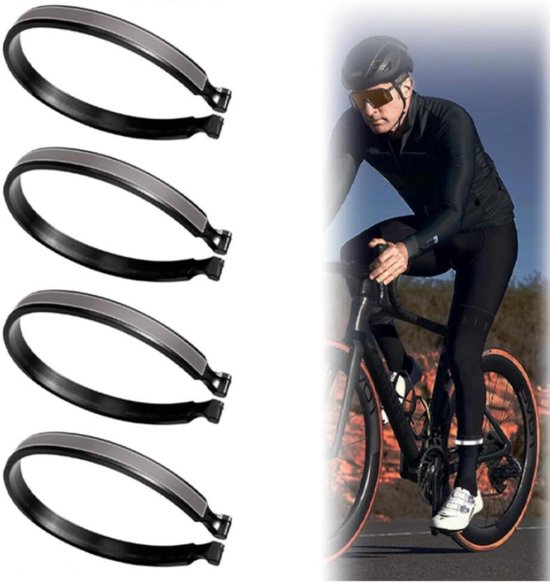 Reflektierender Fahrrad-sicherheitsclip – Max. 90 Mm – Grün
