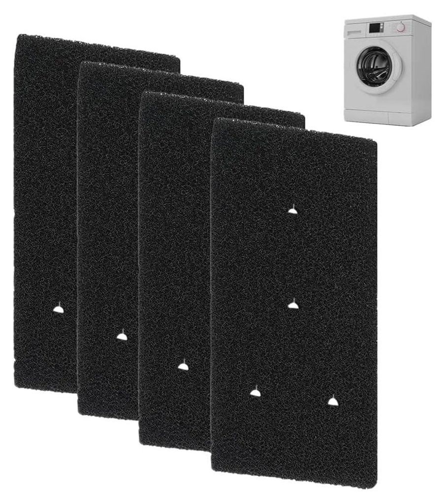 4er-packung Schwammfiltermatten Für Wärmepumpentrockner (230 X 115 X 14 Mm) – Für Bauknecht, Privileg & Whirlpool Hx 481010716911