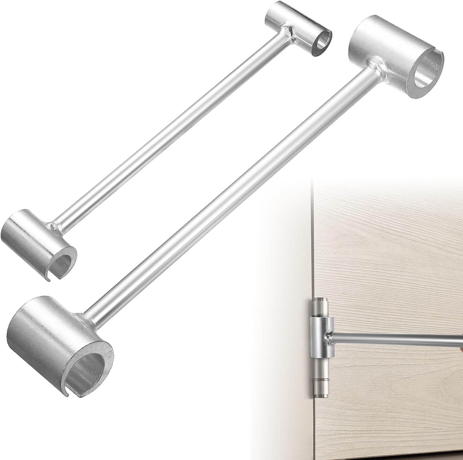 2-teiliger Türscharnier-einstellschlüsselsatz, Türscharnier-einstellwerkzeuge, Türscharnier-reparaturwerkzeuge, Türscharnier-einstellwerkzeuge (14-19 Mm, 23-25 Mm).