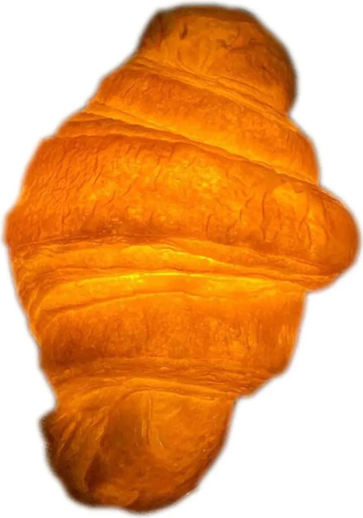 Croissantförmiges Nachtlicht, Batteriebetrieben, Dekorative Led-leuchte In Croissantform, Geeignet Für Wohnungen, Bäckereien Und Schaufenster.