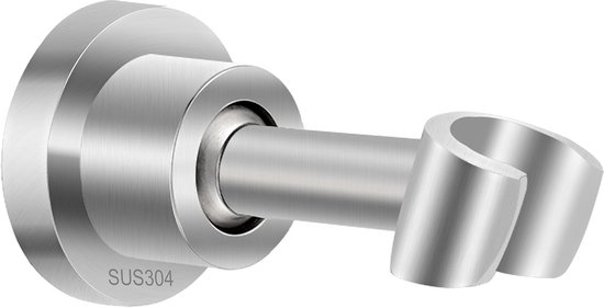 Handbrausekopfhalterung Aus Edelstahl 304 Mit Verstellbarem Schwenkarm Und Schrauben, Silber