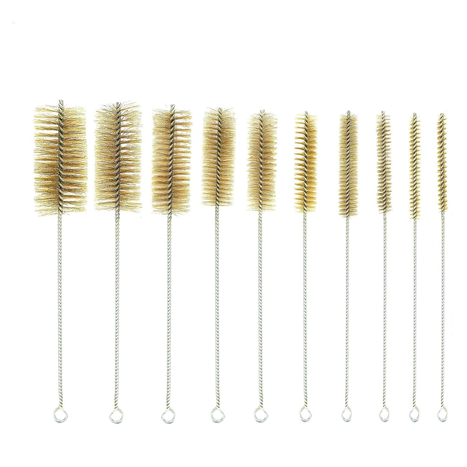 10-teiliges Rohrreinigungsbürsten-set, Inklusive Runder Rollenbürsten Und Rohrreinigungsbürsten Zur Reinigung Von Löchern.