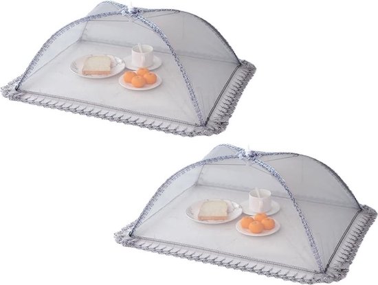 2er-pack 50x70 Cm Hochdichte, Faltbare Pop-up-lebensmittelabdeckungen Gegen Fliegen