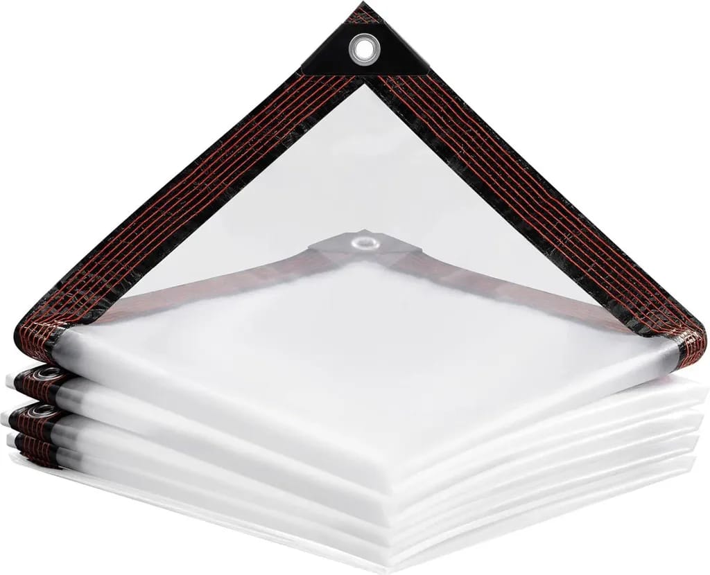 Wasserdichte Plane, Transparentes, Wasserdichtes Gewebe, Perforiertes Mehrzweck-schutzzeltgewebe, 2 X 4 M