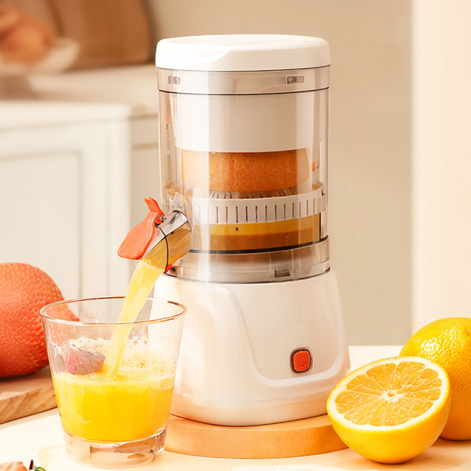 Mini-entsafter Mit 45-w-hochleistungsmotor Für Obst Und Gemüse, 0,3 L Fassungsvermögen, Wiederaufladbarer Akku (1300 Mah) Für Frischen Saft Und Smoothies Zu Hause