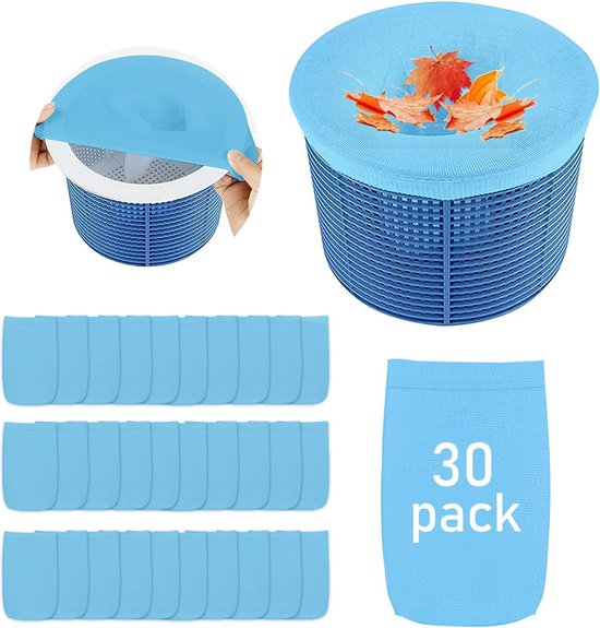 4er-pack Wiederverwendbare Laubsäcke Für Poolstaubsauger Mit Feinem Maschengewebe Und Kordelzug