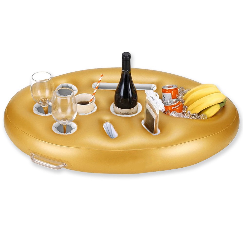 Schwimmender Getränkehalter, Aufblasbare Eisbar, Eisform Für Sommerpartys, Poolparty, Aufblasbares Getränkeregal, Strand