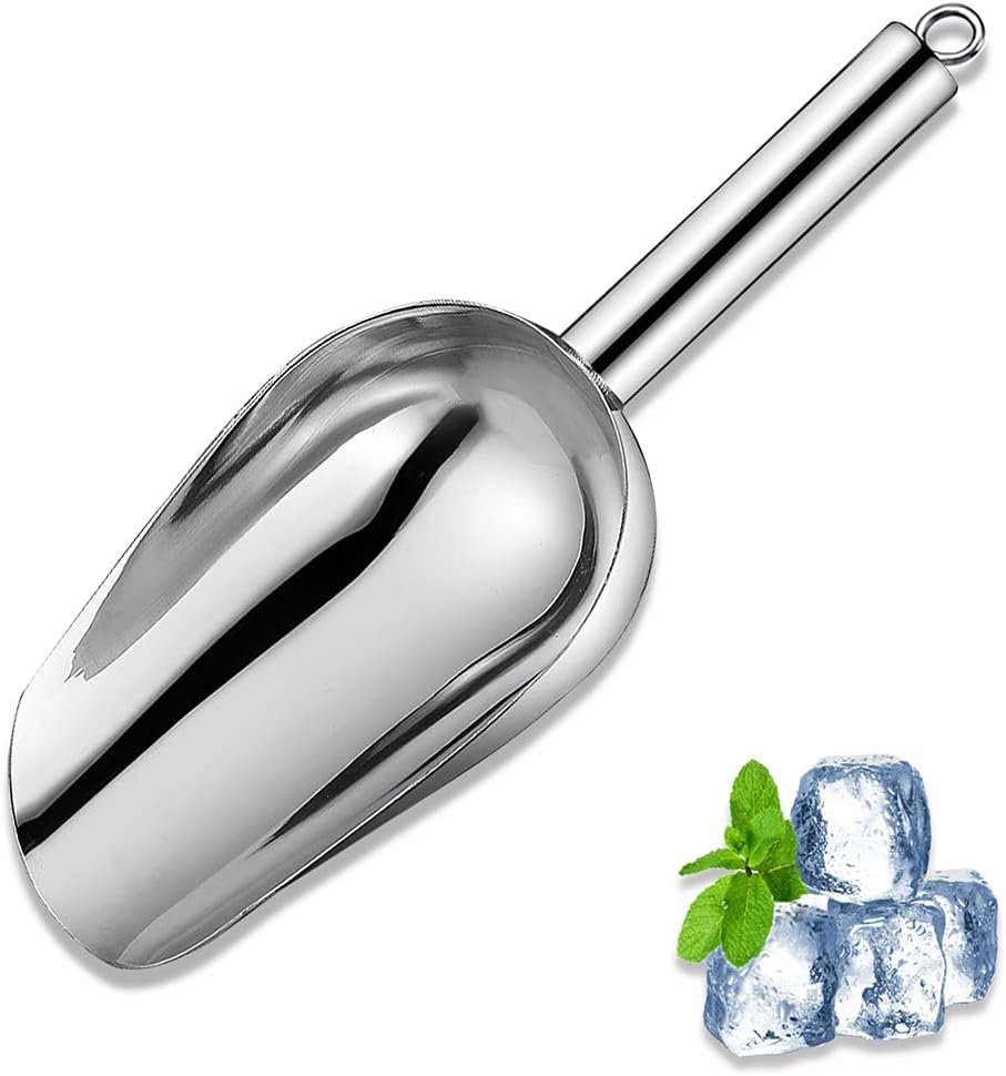 Eiskugelportionierer Aus Metall, 170 Ml, Für Küchen-eismaschinen, Kleine Portionierer Für Bars, Hochzeiten, Hundefutter, Edelstahl, Silberfarben