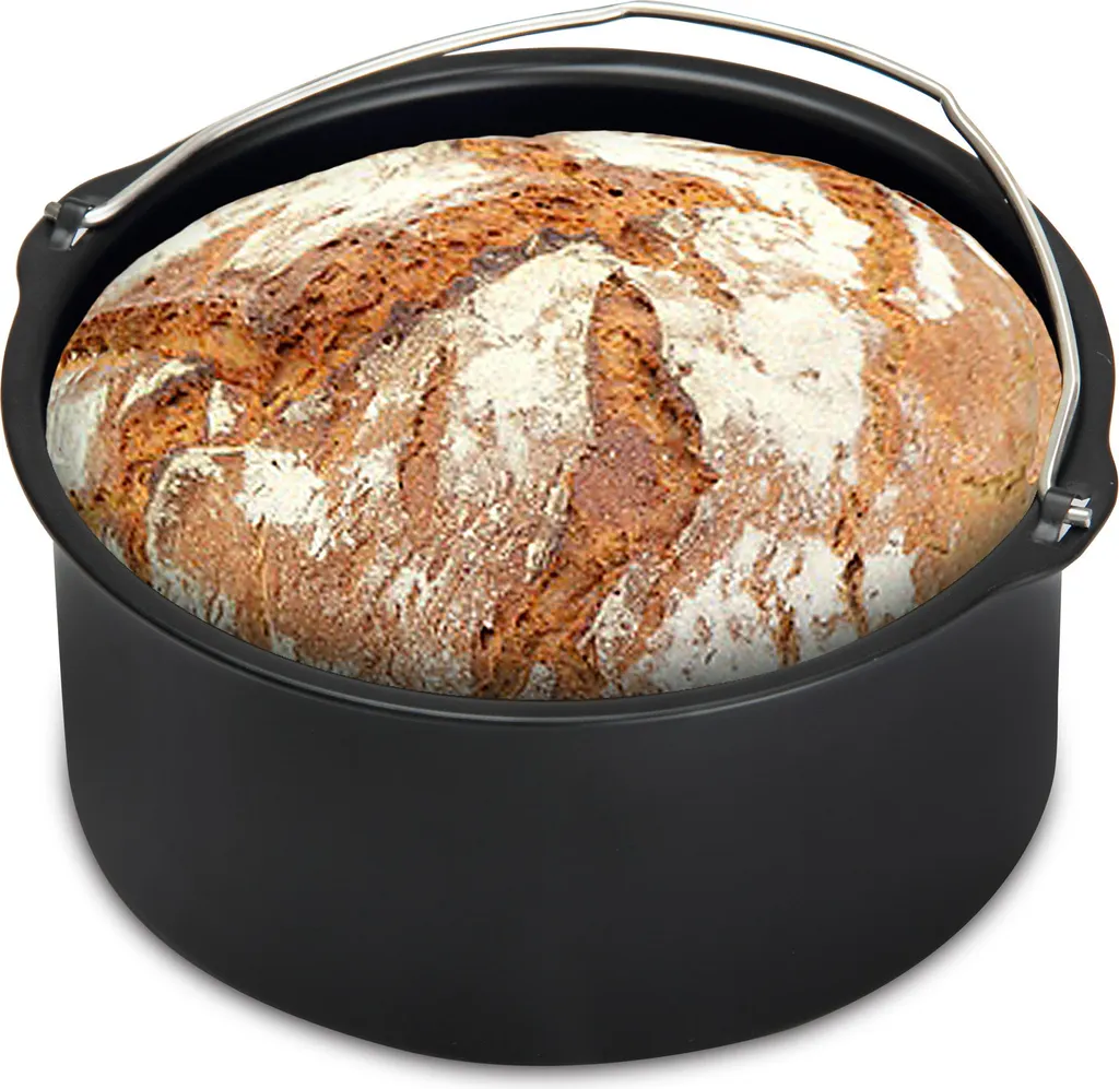 Universelles Backzubehör Für 6-zoll-heißluftfritteusen, Kuchenkorbformen, Spülmaschinenfeste Brotbackkörbe, Antihaftbeschichtete Backbleche.