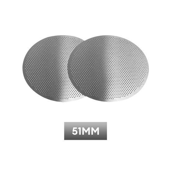 Kaffeefilter Aus Edelstahlgewebe, Passend Für Kaffeemaschinen, 51 Mm / 2er-pack