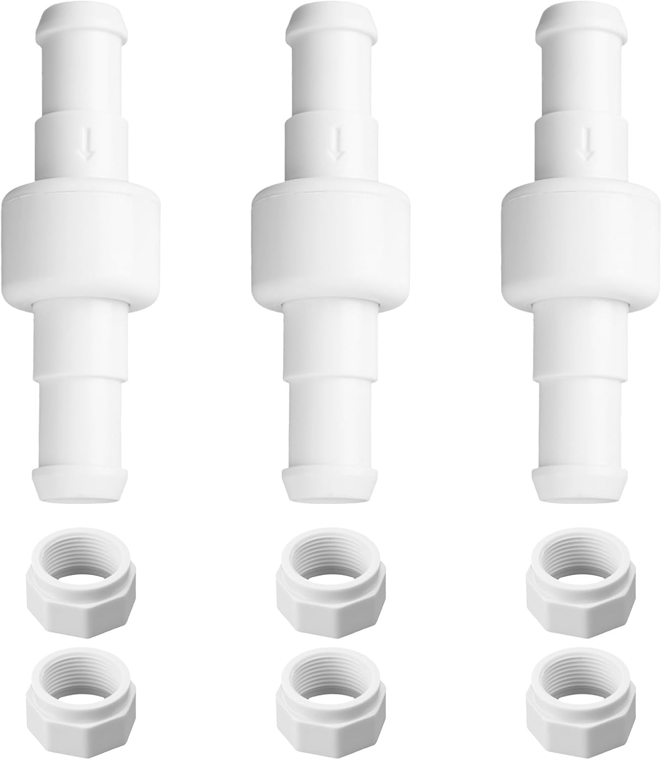 Dreiteiliges Drehkugellager Für Poolreinigungsschläuche, Mit 6 Muttern, Passend Für Polaris D20, 180, 280, 380, 480 Pro, 3900 Sport Zubehör.