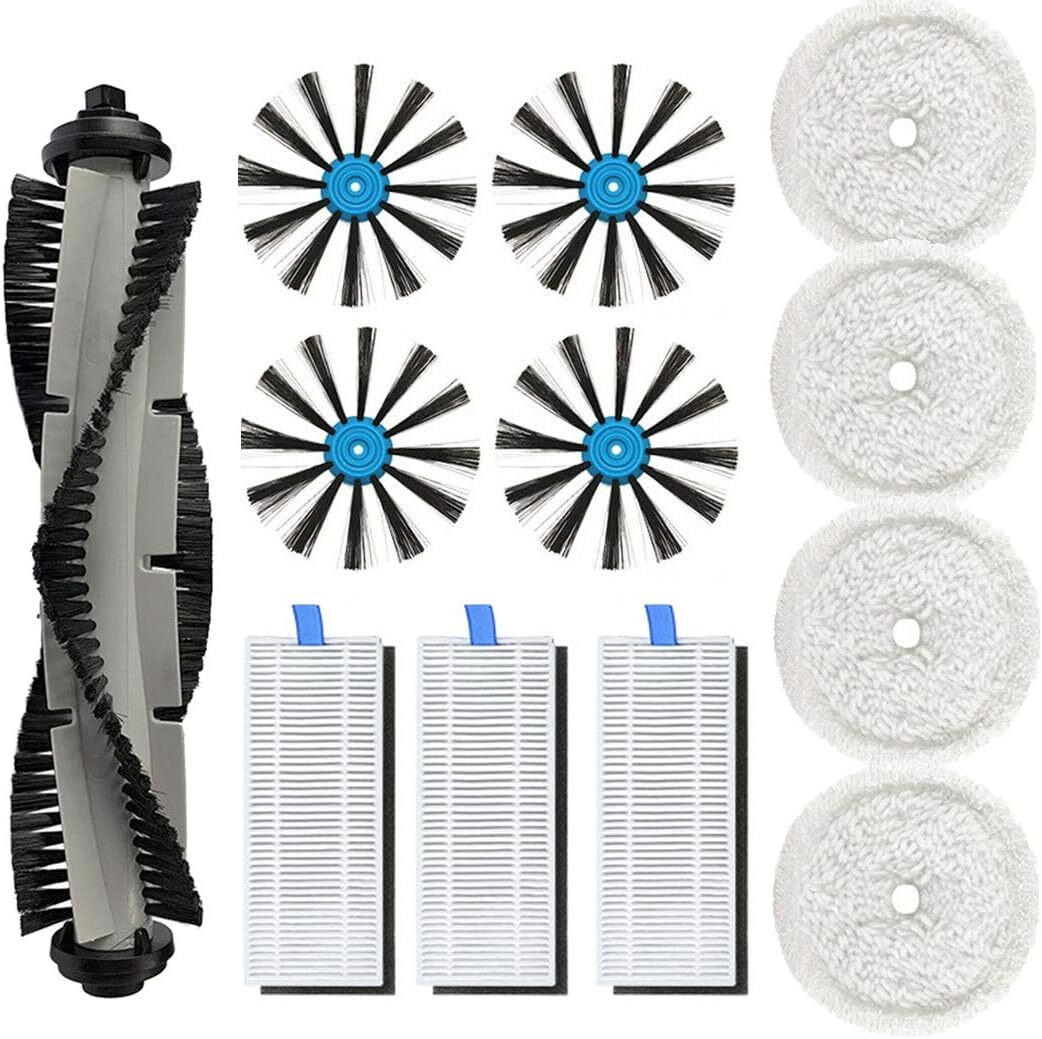 Filter, Hauptbürste, Seitenbürste, Wischtuch Für Bissell 3115 Ev675 Staubsauger