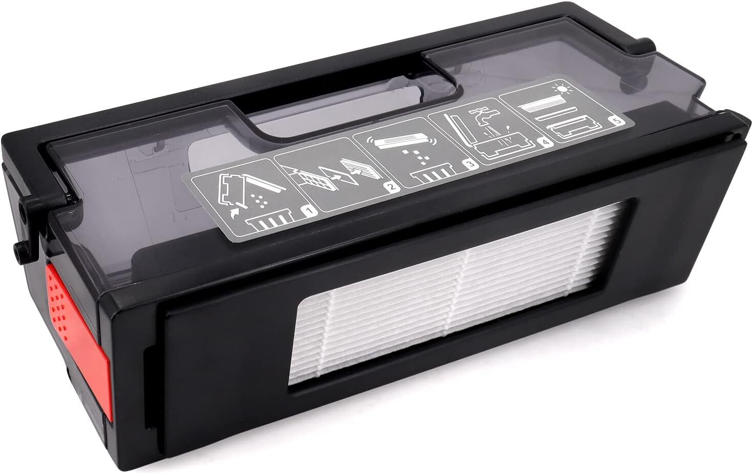 Staubbehälter Für Ecovacs Deebot T9 Power Staubsaugerroboter (schwarz)