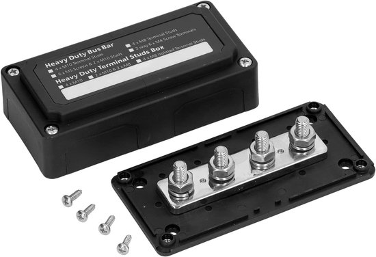 Stromverteilungsmodul, M8-schraubklemmen, Bus-anschlusskasten, Batteriebusklemmen, Erdungsanschluss, Dc 48 V 300 A, Marine