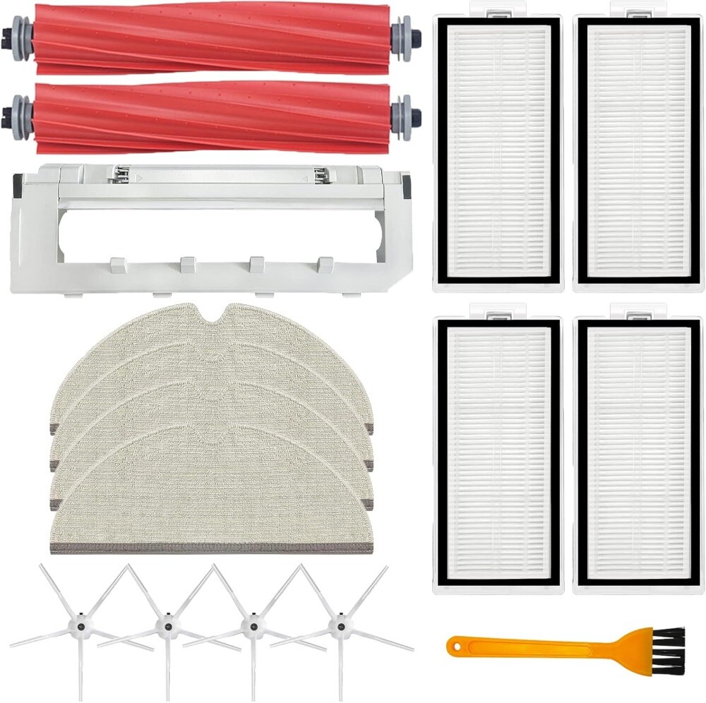 16-teiliges Set Für Xiaomi Roborock Q7 Max Q7 Max+ Q7 Plus T8 Staubsauger (weiß)