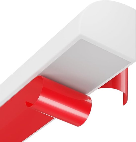 300 Cm Selbstklebende, Flexible, Dreieckige Gummisockelleiste/kantenleiste – Weiß