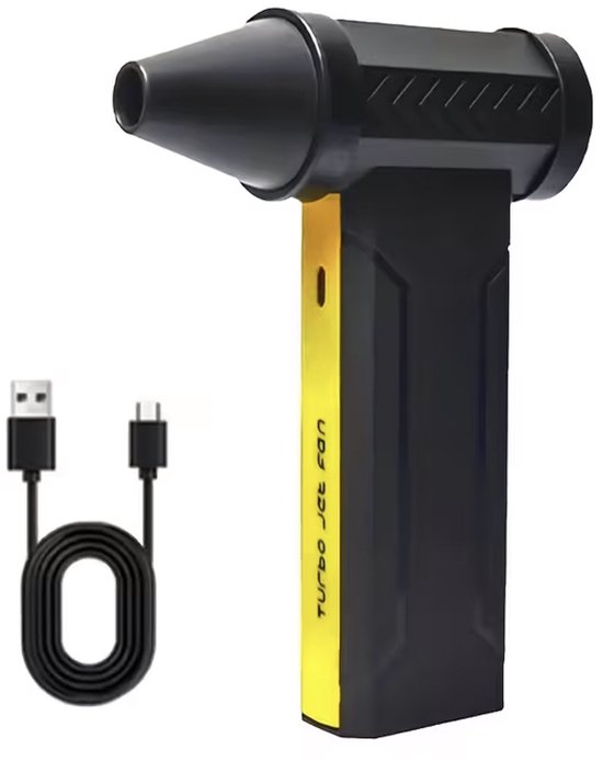 Elektrischer Luftbläser – 160.000 U/min, 10.000 Mah, Kabellos, Druckluftreiniger Für Pc, Tastatur, Auto Und Haushalt – Schwarz