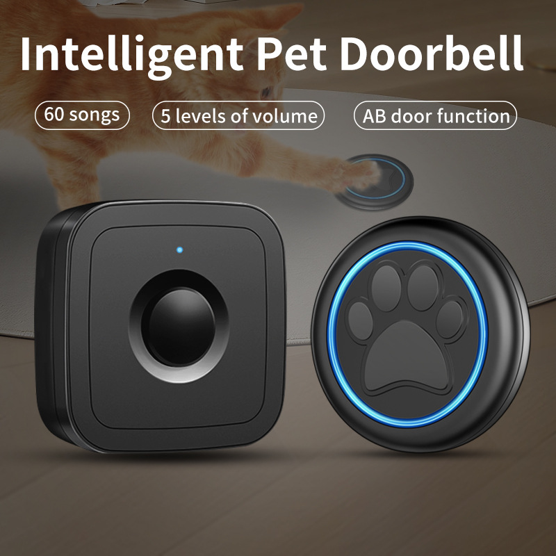 Kabellose Katzen-/hundeglocke – Wasserdichte, Intelligente Led-blinkklingel – Hundeglocke – Intelligente Led-blinkklingel Für Hunde