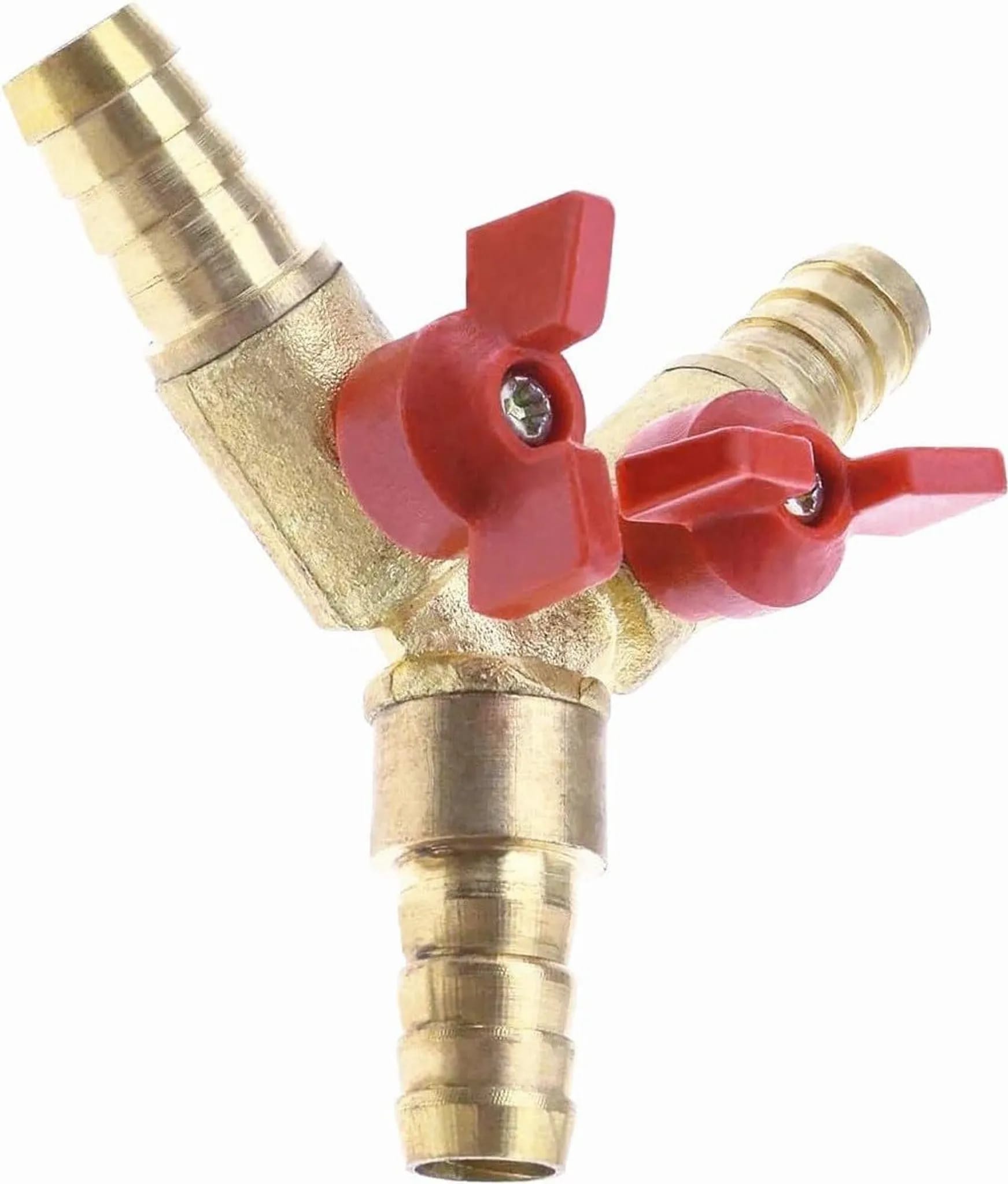 Y-förmiger T-stück-schlauchverbinder – Messing-kugelhahn-umschaltventil – 10 Mm Durchmesser