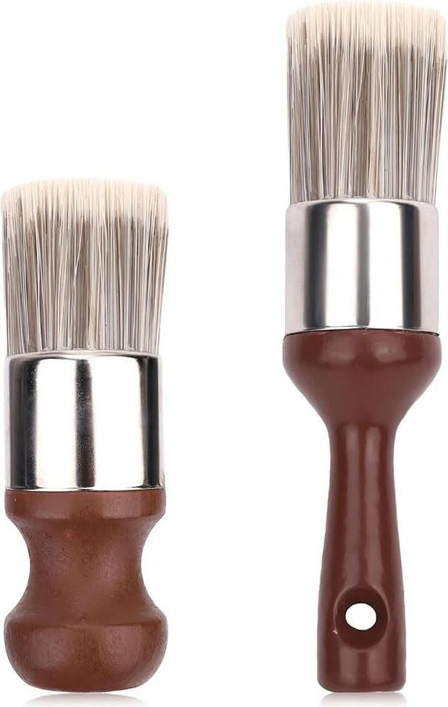 Ledermöbel-reinigungsbürsten-set (2-teilig), Ergonomischer Lederpflege-pinsel (zwei Ausführungen), Werkzeuge Zur Reparatur Von Gewachstem Leder