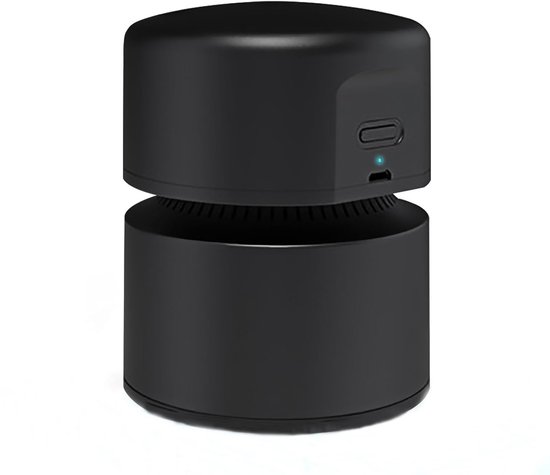 Schwarzer, Per Usb Aufladbarer Mini-akku-tischstaubsauger Mit 360°-drehung Und Automatischer Abschaltfunktion Für Zuhause Und Büro