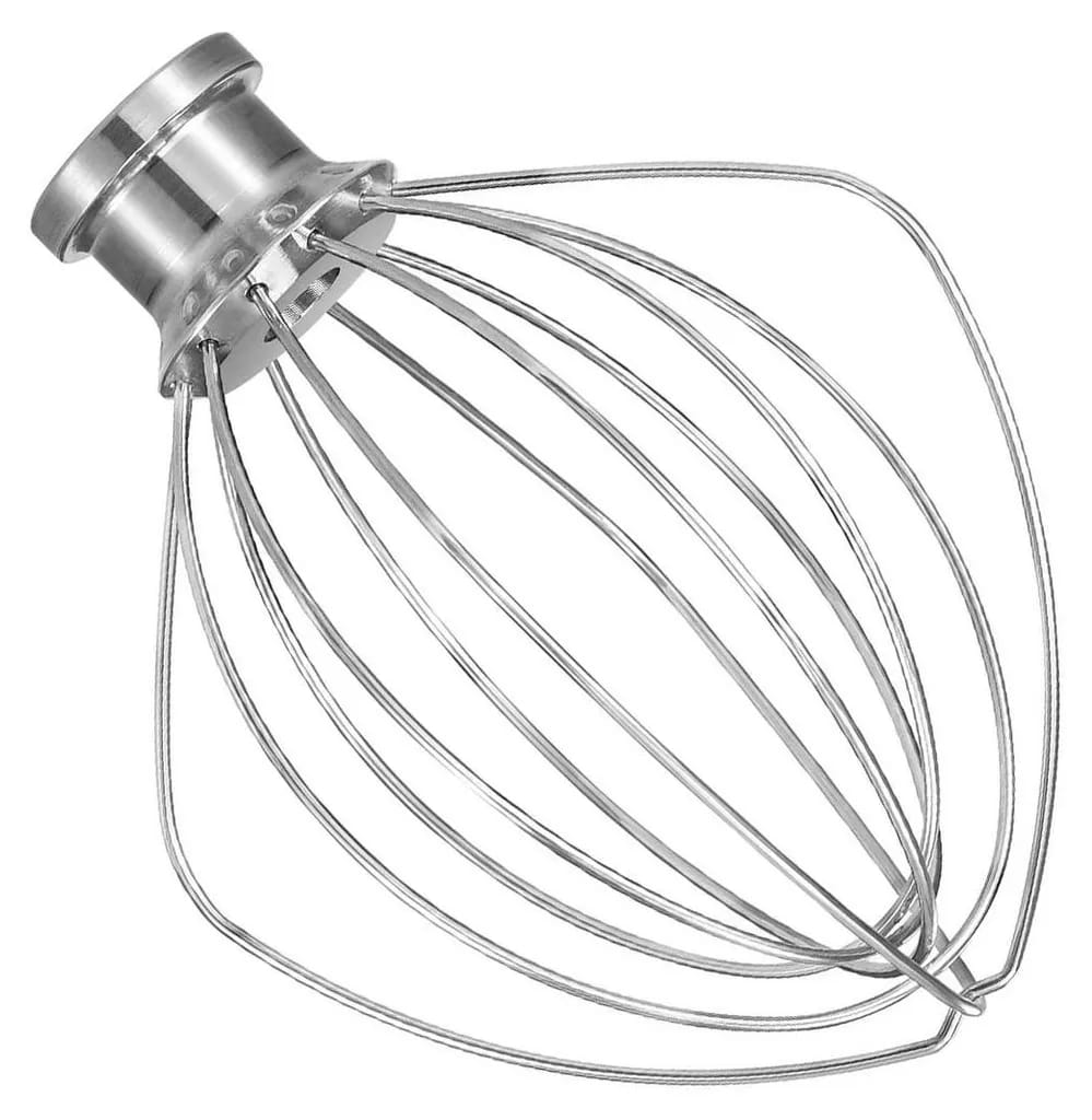 Der K45ww Schneebesen Aus Edelstahl Mit Sechs Drähten Ist Mit Kitchenaid Küchenmaschinen Mit 4,5 L Und 5 L Fassungsvermögen Kompatibel. Er Ist Spülmaschinenfest Und Langlebig.