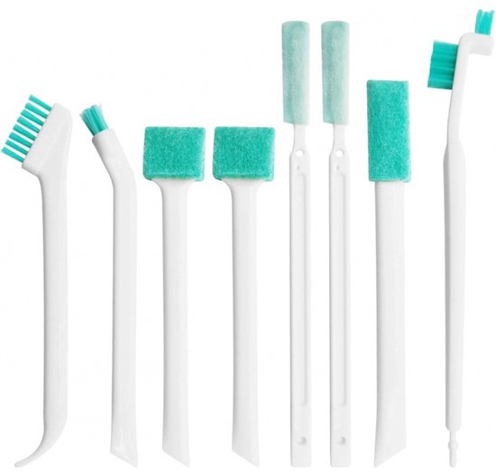 Tiefenreinigungsbürsten-set – 8-teilig – Küche/bad – Kleine Räume – Fenster/böden/tassen