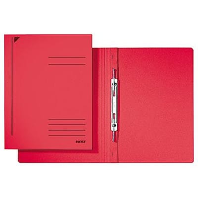Leitz - Spiralhefter din A4 430g/m² mit Beschriftungsfeld Pendareckarton recycelt rot