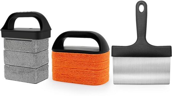10-teiliges Bimsstein-reinigungsset Für Grill Und Küche – Mit Griff