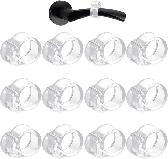 Türgriffstopper – Transparente Pvc-dämpfungsmatte – Schützt Wände Und Möbel – Hohe Elastizität – Einzelloch
