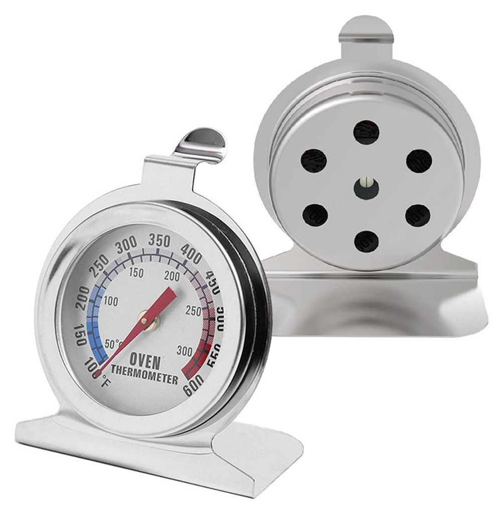 Ofenthermometer Aus Edelstahl, Zeigertyp, Messbereich 50–300 °c, Hitzebeständig, Präzises Kochthermometer
