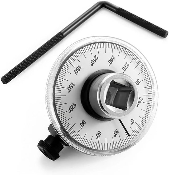 1/2-zoll-drehmomentschlüssel Mit Winkelmesser – 360° Verstellbarer Drehmomentschlüsselsatz, Professionelles Drehmomentmessgerät, 1/2-zoll-antrieb.