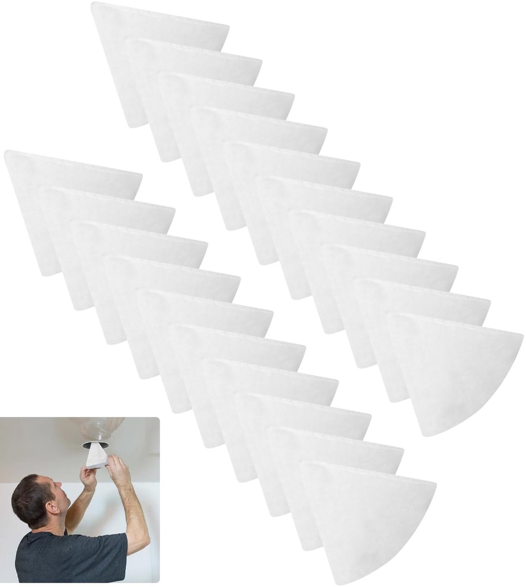 20-teiliges Kegelfilter-set Dn 125 – G4 Lüftungsfilter, 180 Mm Länge – Geeignet Für Alle Wohnraumlüftungssysteme
