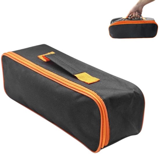 Schwarze, Robuste Kleine Elektriker-werkzeugtasche Mit Großer Öffnung