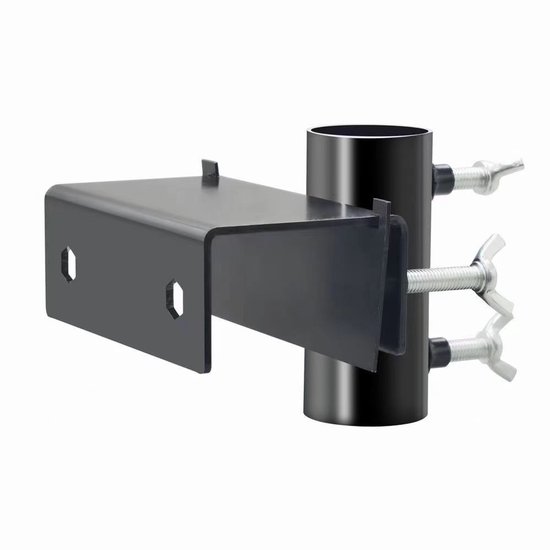 Universal-sonnenschirmhalterung Für Balkon Und Garten, Geeignet Für Gärten Und Rasenflächen, Aus Schwarzem Metall