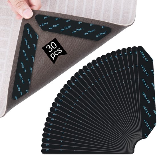 Rutschfestes Teppichklebeband – Wiederverwendbar – 30 Stück Pro Packung