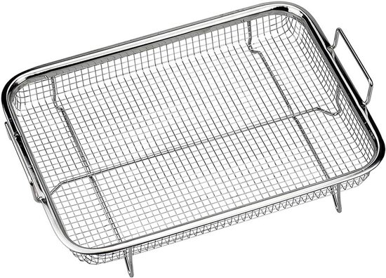 Grillkorb Aus Edelstahl Mit Griff, Backblech-/knusper-/gitter-/kupfer-brat-/grillplatten-set, Grill Für Kekse Und Kuchen