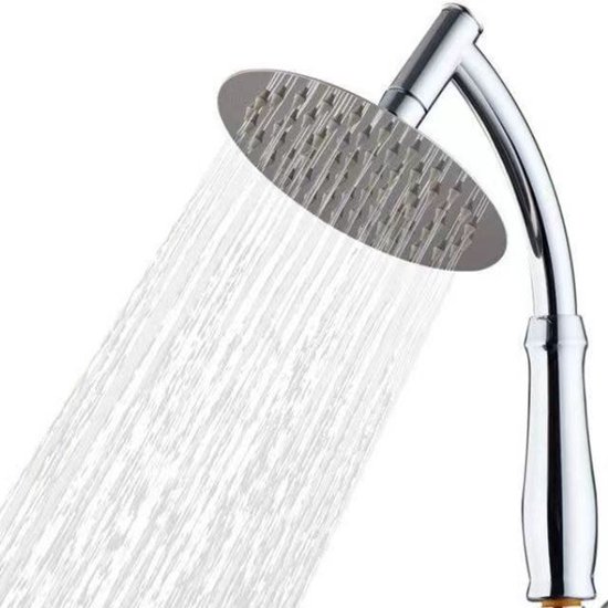 Großer Duschkopf Mit Boosterfunktion – Duschset Für Zuhause, Badezimmer-duschkopf – Sonnendusche, Handbrause, Kopfbrause – 20,5 × 20,5 × 5,5 Cm