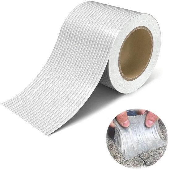 10 Cm X 5 M Hitzebeständiges, Wasserdichtes Dichtungsband Aus Aluminiumfolie Und Butylkautschuk Für Dächer Und Rohre