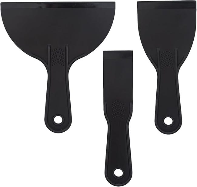 Dreiteiliges Spachtelset, Farbschaber, Zum Entfernen Von Etiketten, Klebstoff, Farbe Und Aufklebern.