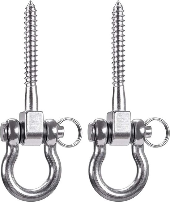 Schaukelaufhängung – Edelstahl 304 – Schaukelzubehör – Robust Und Langlebig – 180° Drehbar – 2er-pack