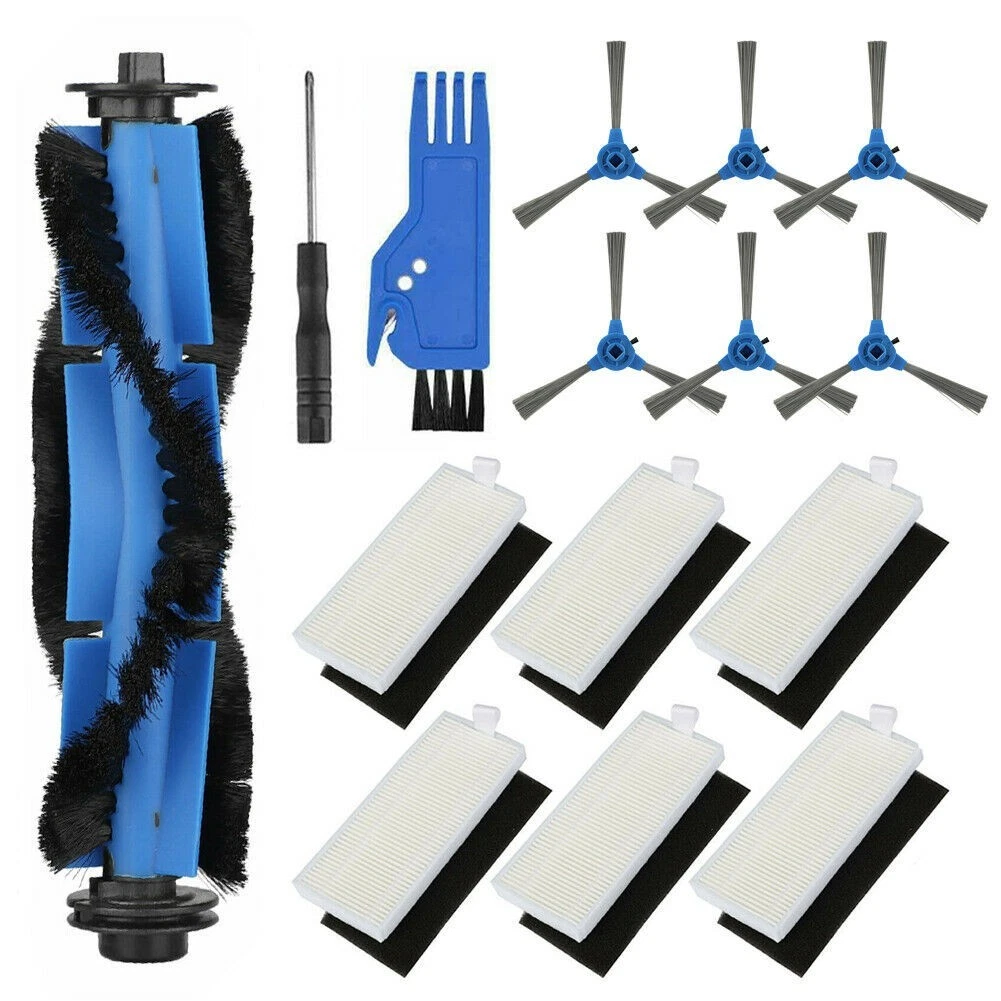 15-teiliges Ersatzteilset Für Seiten- Und Hauptbürsten Von Kehrmaschinen, Passend Für Eufy Robovac 11s, 30, 30c, 25c, 15c Und 35c.