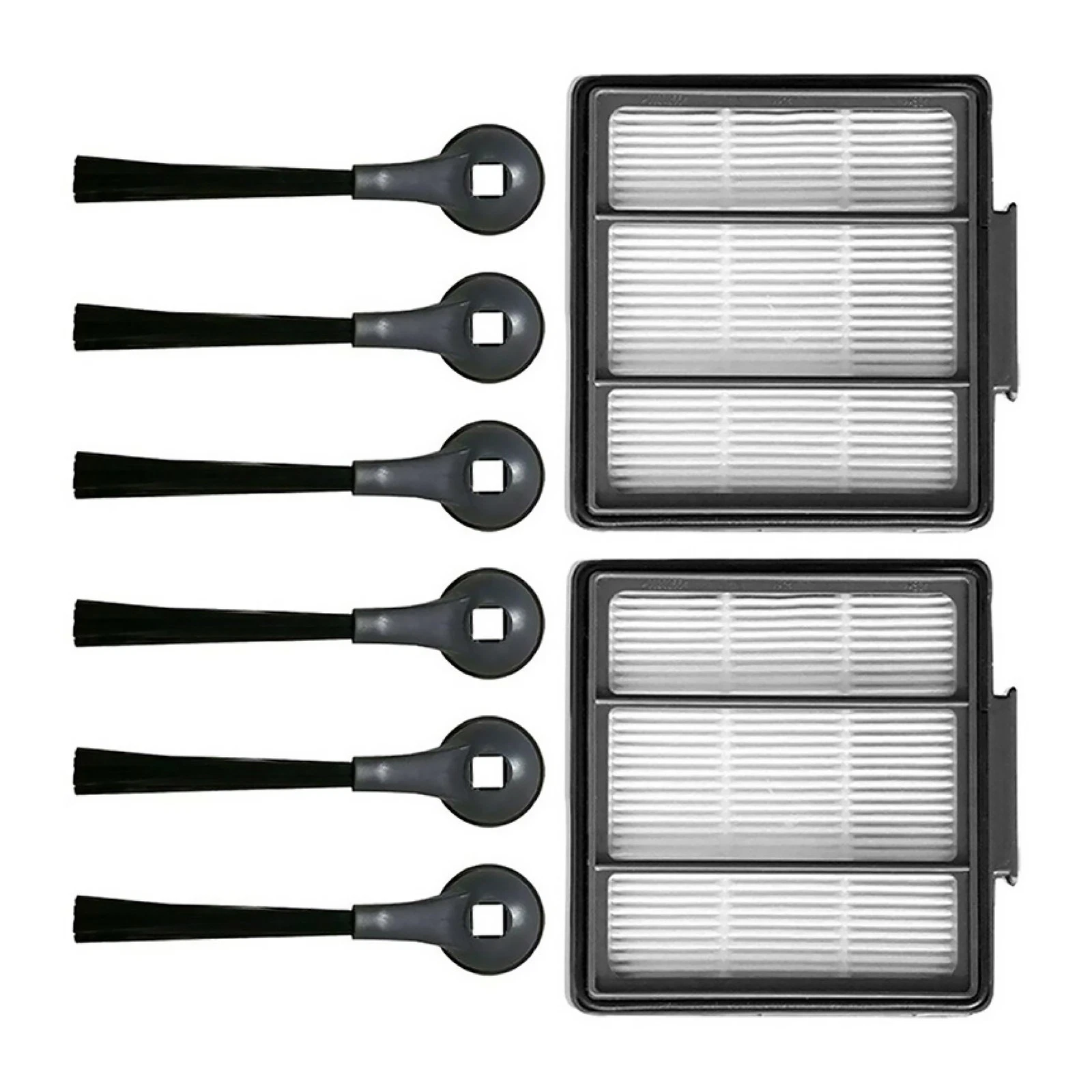 8 Filter Und Seitenbürsten Für Saugroboter – Passend Für Shark Iq R101ae (rv1001ae) Und Iq R101 (rv1001) Saugroboter Mit Seitenbürsten